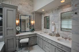 Deep enough for most of your products, toothbrushes and toothpaste, many bathroom cabinets also have the added benefit containing a useful mirror. Calacatta Marble Bathroom Transitional Bathroom New York By Stoneshop Houzz