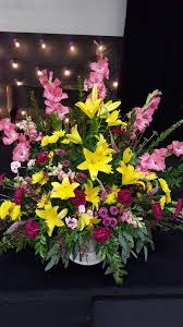 Send large, premium flowers today. Flower Garden Sympathy Arrangement By Specialty Floral Design