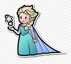 You can use our amazing online tool to color and edit the following elsa anna coloring pages. Elsa As A Paper Doll Drawing By Paper Mario Elsa Clipart 5222709 Pinclipart