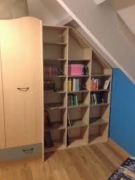 Créer un meuble sur mesure. Bibliotheque Sous Pente Meuble Sous Pente Mobilier De Salon Meubles Sur Mesure