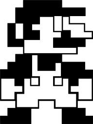 Touch device users, explore by touch or with. Download Mario Vector 8 Bit Mario 8 Bit Black And White Png Free Png Images Toppng
