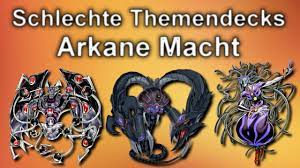 The latest decks with high win rates or event wins from mtg arena, sourced with the mtga assistant extension. Yu Gi Oh Schlechte Themendecks Arkane Macht Youtube