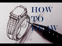 How To Draw A Ring Step By Step Easy Draw Ring Ring Sketch Youtube Ring Sketch Jewellery Design Sketches Jewelry Design Drawing