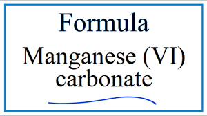 Convert grams manganese(ii) sulfate to moles or moles manganese(ii) sulfate to grams. How To Write The Formula For Manganese Vi Carbonate Youtube