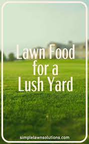 Lawn Food For A Lush Yard Lawn Food Lawn Care Lush Lawn