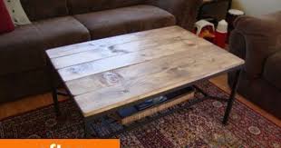 Before After Ikea Granas Table Gets A Rustic Makeover Ikea Coffee Table Coffee Table Ikea Hack Ikea Granas