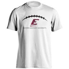 Eastern Kentucky University EKU Colonels Football Laces Out Logo Tee T-Shirt  | eBay