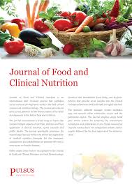 Journal Of Food And Clinical Nutrition Peer Reviewed Journals Nutrition Food Sports Food