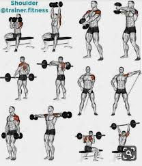 Pin By Jessica Martinez On Exos Gym In 2020 Shoulder Workout Shoulder Workouts For Men Back And Bicep Workout