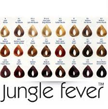Jungle Fever Color Chart Large Jungle Fever Hair Tints