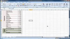 Excel 2007 How to Create an Income Statement Guide - Level 1 - YouTube