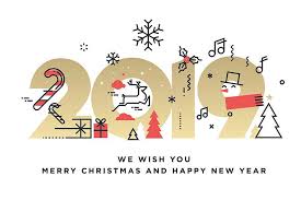 Merry Christmas And Happy New Year Merry Christmas And Happy New Year Wish You Merry Christmas New Year Card Design