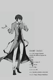 No longer human osamu dazai bungou stray dogs. Dazai Osamu Reddit Post And Comment Search Socialgrep