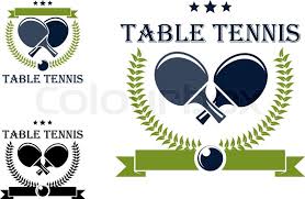 Table tennis transparent images (1,911). Tischtennis Embleme Und Symbole Stock Vektor Colourbox