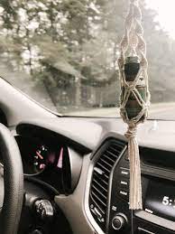 rear view mirror essential oil plant hanger heirloom bloom car diffuser essential oils car diffuser rear view mirror decor