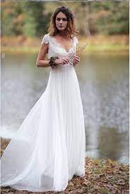 Ivory Beach Wedding Dresses Vintage Lace Tulle Cap Sleeves A Line Wedding Dress Bridal Lace Wedding Dress Vintage Wedding Dress Cap Sleeves Boho Wedding Dress