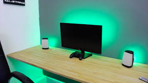 Make Any Desk Set Up Awesome Led Strip Lights Led Desk Lighting Led Strip Lighting Strip Lighting