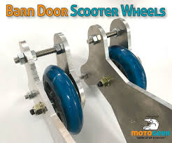 Wheels for a sliding door. Barn Doors Using Scooter Wheels Cheap 18 Steps With Pictures Instructables