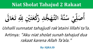 Doa setelah sholat tahajud dan witir latin dan artinya ini dibaca dalam rangka bermunajat kepada atas segala permohonan. Niat Sholat Tahajud Sepertiga Malam Latin Dan Artinya Iqra Id