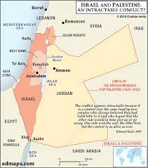 Much of the palestinians' land is divided by israeli military checkpoints. Historical Maps Of Israel And Palestine