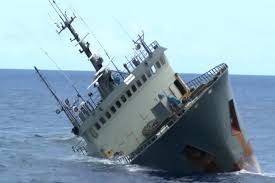 watch] scary ship sinking footage