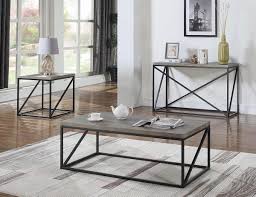 This coffee table could go with so many different styles, mine happens to be a modern/rustic farmhouse mixture. Vendi Industrial Style Coffee Table