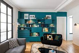 Warna turquoise sangat ampuh untuk menciptakan desain interior rumah yang ceria. 7 Kombinasi Warna Cat Ruang Tamu Ini Buat Suasana Lebih Dinamis