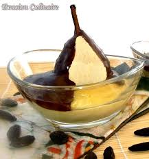 Poire Belle Helene Revisitee Poire Belle Helene Culinaire Desserts Francais
