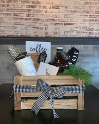 Coffee Shop Gift Basket Gift Baskets Ladder Decor Gifts