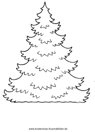 Ausmalbild Christbaum Zum Selber Schmucken Christbaum Ausmalen Kostenlose Ausmalbilder