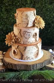 Rustic Birch Tree Wedding Cake Https Www Facebook Com Chacescakes Birch Tree Wedding Cake The Enchanting Barn Osteen Wedding Cake Tree Birch Tree Cakes Wedding Cake Rustic