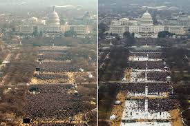 Trump Inauguration Crowd Smaller Than Obama S Time O'malley, jerry notarianni, and see more ideas about inauguration ceremony, singing the national anthem and pledge of allegiance.