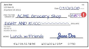 View a sample cheque image that identifies branch (transit) numbers, including the 5 th digit. Td Cheque Sample
