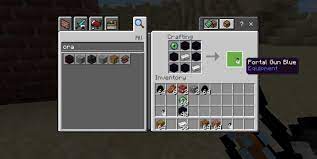 The portal gun is quite easy to craft. Portal Gun Addon For Minecraft Pe 1 17 2