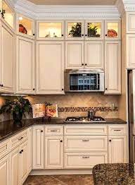 Between that and some more rustic accents like furniture, backsplash, and light fixtures your kitchen will look old in no time. Pin By Bea Thomas On My Beautiful Collections Antique White Kitchen Cabinets Antique White Kitchen Kitchen Cabinet Design