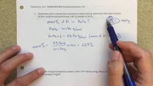 Start studying chemistry spring final exam. General Chemistry I Exam 1 Review Mass S And Unit Conversion Practice Youtube