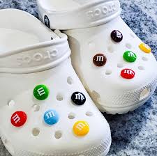 Crocs charm jibbitz for rubber clogs charm decorate flower charm crystal shoe accessories shoe decoration sunflower clover leaf pink jibbitz for buying croc decoration at the best prices online? Accessories 1 Crocs Jibbitz Mm Resin Shoe Charms Poshmark