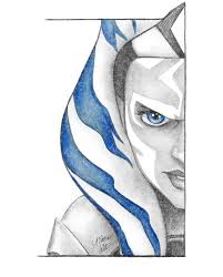Sw19 Fan Art Print Ahsoka Tano Sw19 Fan Art Print Ahsoka Tano Star Wars Art Drawings Star Wars Painting Star Wars Art