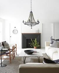 Colton Chandelier Modern Rustic Living Room Living Room Decor Rustic Rustic Chic Dining Room