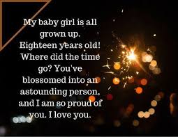Birthday Wishes For 18 Year Old Daughter Pin On Natty