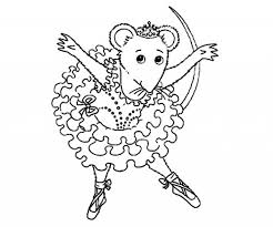 These alphabet coloring sheets will help little ones identify uppercase and lowercase versions of each letter. Get This Online Angelina Ballerina Coloring Pages 703915