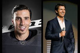 9.3 lbs & 21 inches of pure love. congratulations to the family! Vegas Golden Knights Goaltender Marc Andre Fleury Left Tom Cruise Benjamin Hager Las Vegas Review Journal Ap Las Vegas Review Journal