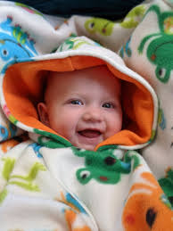 Toddlers Fleece Ponchos