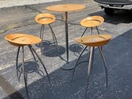 We are more than just a furniture brand. Bar Stool Designer Magis Lyra Italian Made Chair Plywood And Chromed Metal Legs Ebay