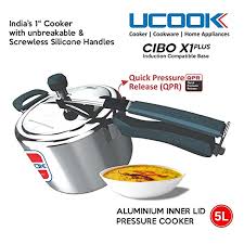 Whether you're an accomplished chef or a beginning home cook, a reliable kitchen scale can make all the difference when you're cooking your favorite recipes. Buy Ucook Cibo With Soft Silicone Handles And Stainless Steel Lid Aluminium Body Inner Lid Pressure Cooker 5 Ltr Induction Online At Low Prices In India Amazon In