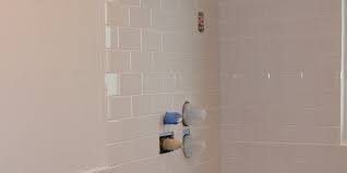This shower's floor goes a step further by matching with the backsplash over the vanity to make the room really come together. How To Build A Shower