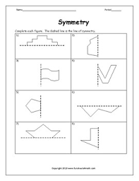 Is the dotted line on the shape given below a line of symmetry ? Line Of Symmetry Worksheet By Funsheets4math Teachers Pay Teachers