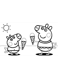 All these santa coloring pages are free and can be printed in seconds from your computer. Easy Peppa Pig Coloring Pages The Following Is Our Peppa Pig Coloring Page Collection You Are Peppa Pig Coloring Pages Peppa Pig Colouring Peppa Pig Drawing