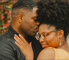 We don't play bout each other 💁🏽‍♀️✨🥰 Thank you @bludavinciii for these  beautiful portraits 💚 #savethedate #savethedatephotos #engaged #blacklove  #love #wedding #comingsoon #supportblackownedbusinesses  #supportsmallbusiness