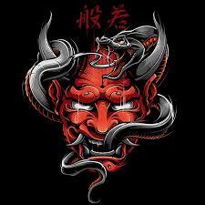 Hannya On Behance Tato Jepang Tato Samurai Mitologi Jepang